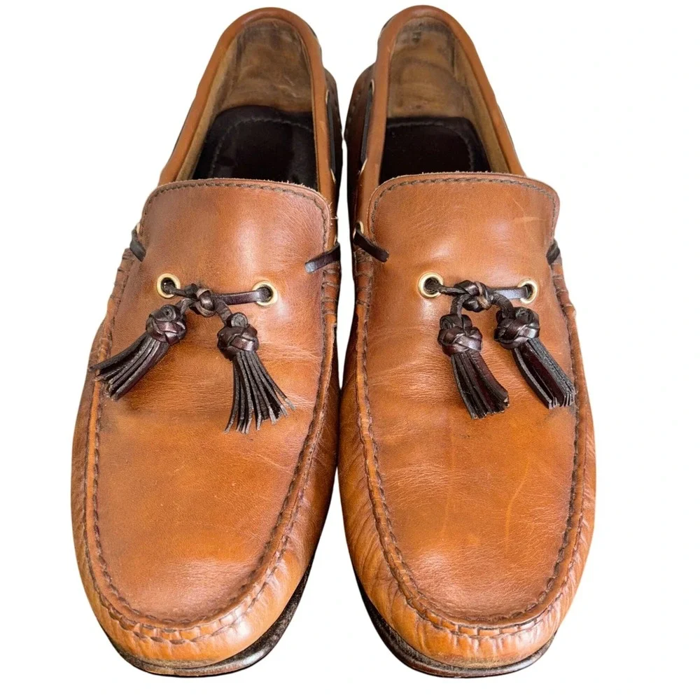 Tom Ford | Italian‎ | Brown Leather Tassled Loafers | 10 US, 9 UK, 43 EU
